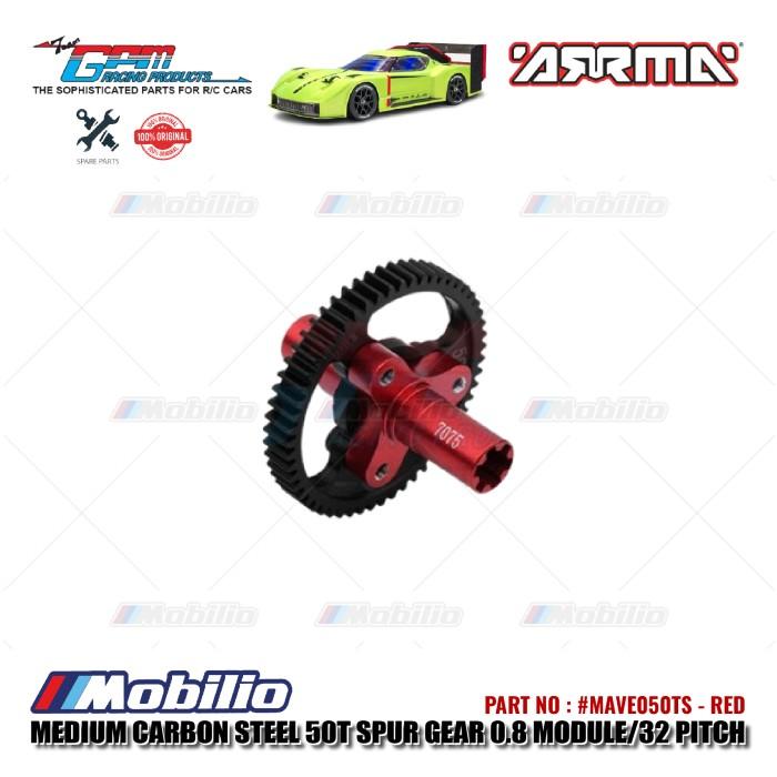 GPM Part #MAVE050TS Medium Carbon Steel 50T Spur Gear 0.8 Module/32 Pitch Arrma Kraton 4X4 4S BLX Monster Truck