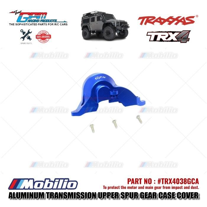 GPM Part #TRX4038GCA Aluminum Transmission Upper Spur Gear Case Cover Traxxas TRX-4 Trail Crawler