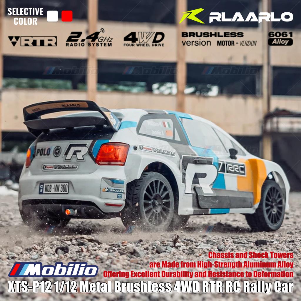 Rlaarlo XTS-P12 1/12 Metal Brushless 4WD RTR 2.4GHz RC Rally Car Remote Control