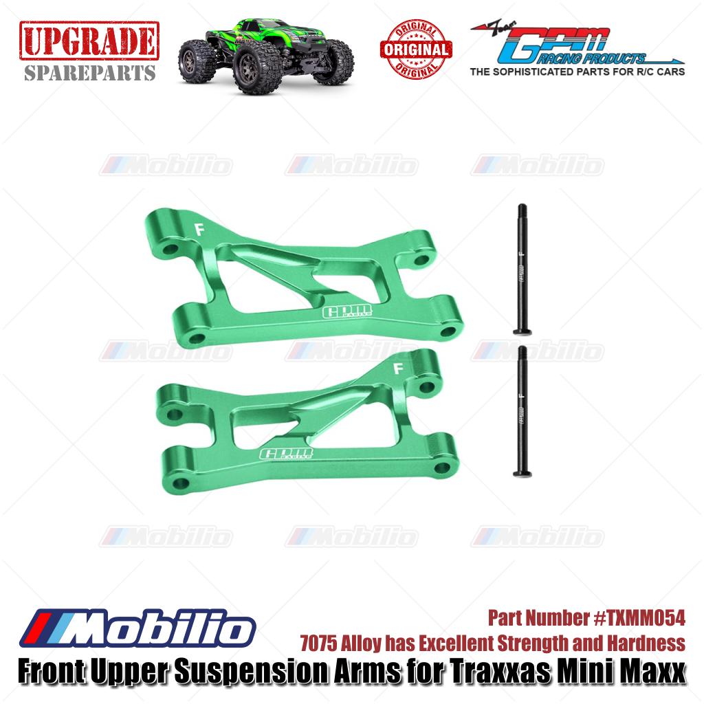 GPM Part #TXMM054 7075 Alloy Front Upper Suspension Arms for RC Traxxas Mini Maxx