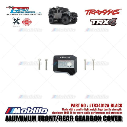 GPM Part #TRX4012A Aluminum Front / Rear Gearbox Cover Traxxas TRX-4 Trail Crawler