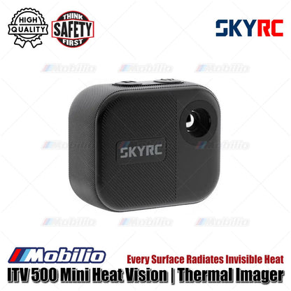 SKYRC #SK-500047 ITV 500 Mini Heat Vision Thermal Imager Every Surface Radiates Invisible Heat