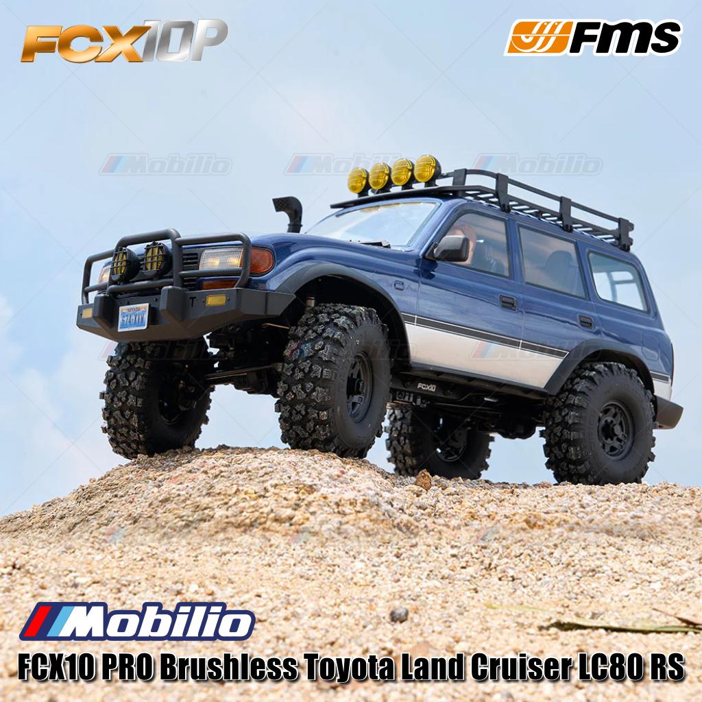 FMS FCX10 PRO Brushless Toyota Land Cruiser LC80 RS RC Crawler Adventure RTR