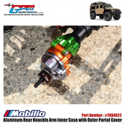 GPM Part #TRX4022 Aluminum Rear Knuckle Arm Inner Case with Outer Portal Cover for TRX-4 Trail Crawler / TRX-6 Upgrade Parts