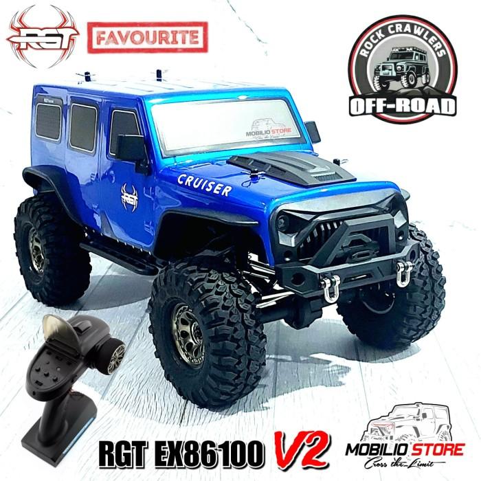 RGT EX 86100 V2 1:10 Skala Rock Crawler Cruiser 4WD Offroad RTR RC Mobil