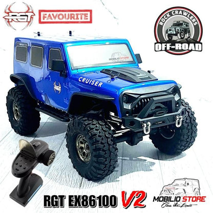 RGT EX 86100 V2 1:10 Skala Rock Crawler Cruiser 4WD Offroad RTR RC Mobil