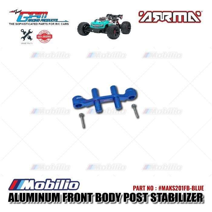 GPM Part #MAKS201FB Aluminum Front Body Post Stabilizer Arrma Kraton 4X4 4S BLX RC Monster Truck  Remote Control