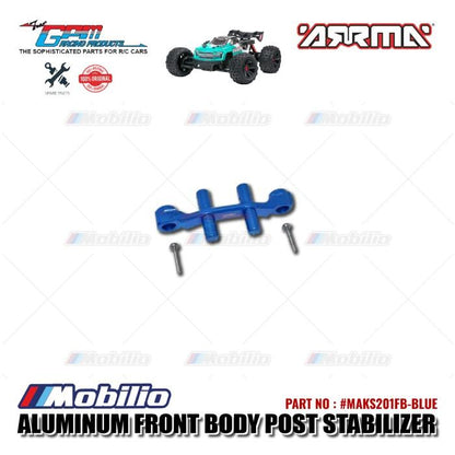 GPM Part #MAKS201FB Aluminum Front Body Post Stabilizer Arrma Kraton 4X4 4S BLX RC Monster Truck  Remote Control
