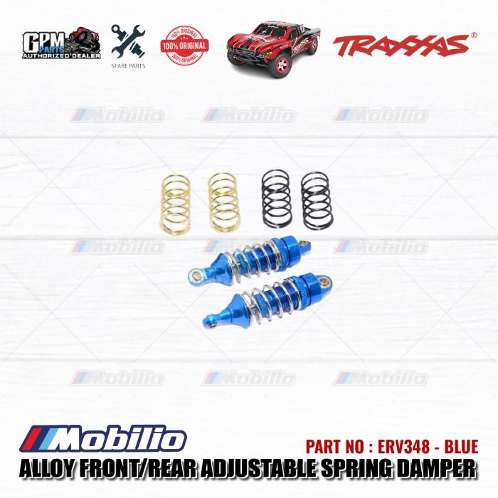 GPM Part #ERV348 Alloy Front/Rear Adjustable Spring Dampers for Traxxas 1:16 Mini E-REVO - 2Pcs