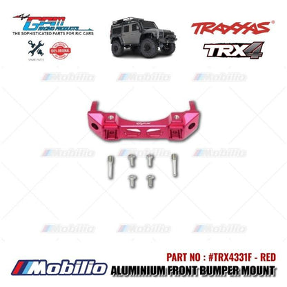 GPM Part #TRX4331F Aluminium Front Bumper Mount RC Upgrade Traxxas TRX-4 Crawler Adventure