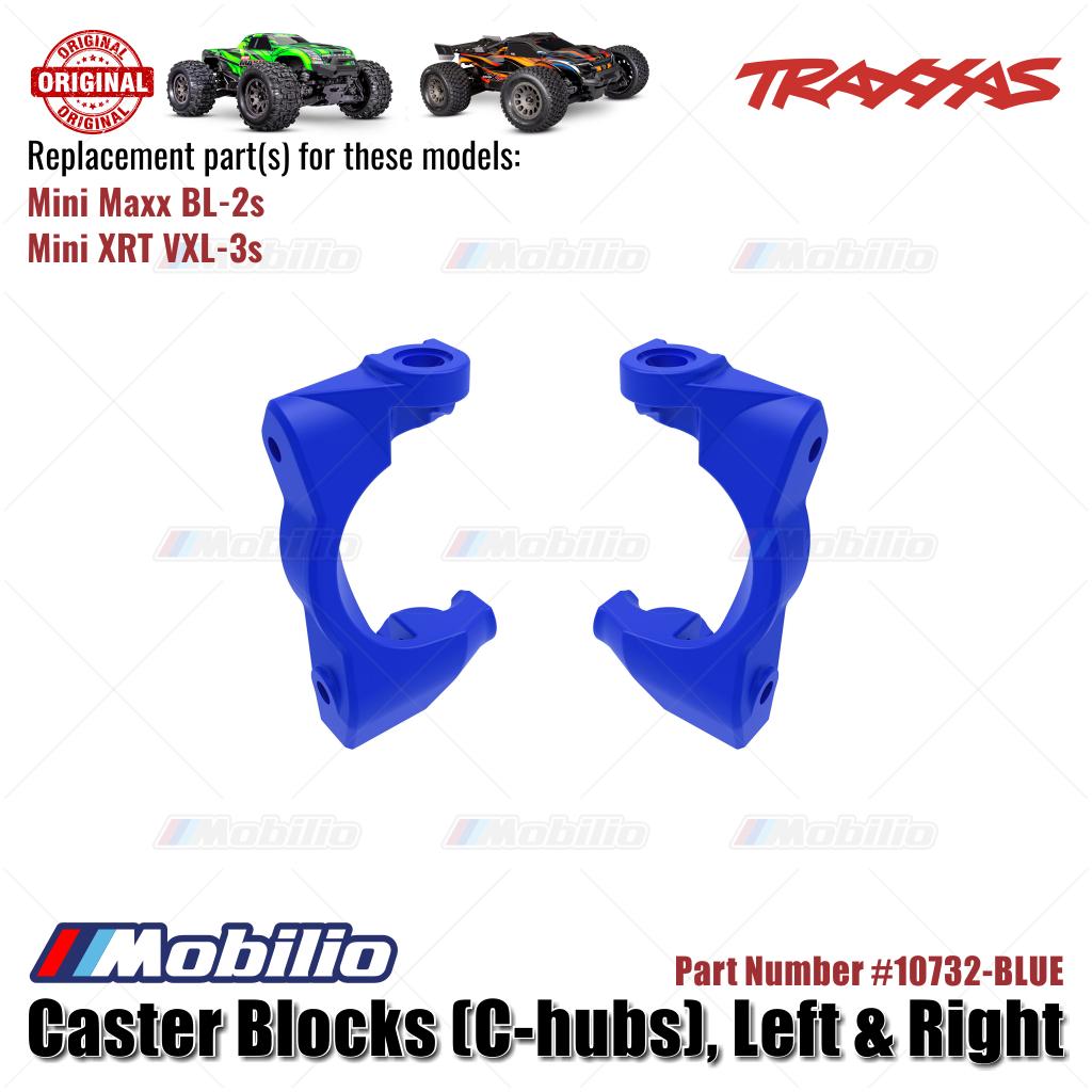 Traxxas Part #10732 Caster Blocks left-Right RC Mini Maxx BL-2S Mini XRT VXL-3S