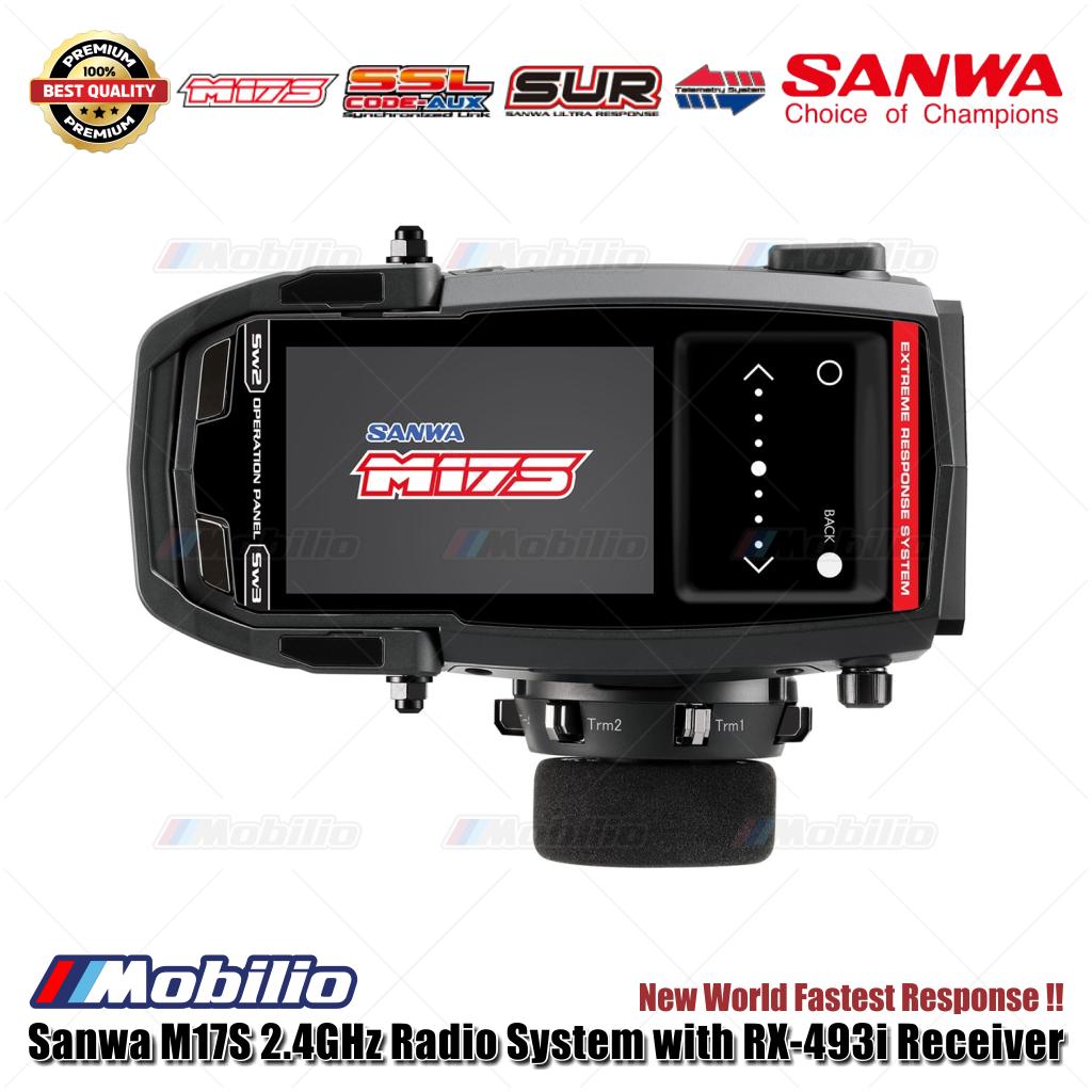 Sanwa M17S 2.4GHz Radio System with RX-493i Receiver New World