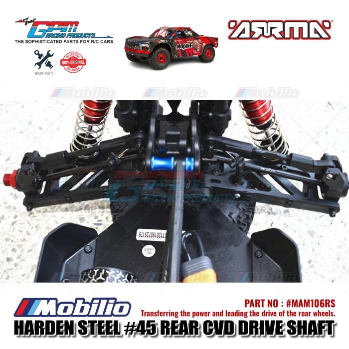 GPM Part #MAM106RS Harden Steel Rear CVD Drive Shaft Arrma Mojave 6S BLX Desert Truck