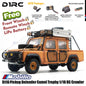 D1RC D110 Pickup Defender Camel Trophy 1/10 Scale 334mm Wheelbase RC Crawler Car Adventure