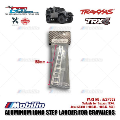 GPM Part #ZSP002 Aluminum Long Step Ladder for Crawlers Traxxas TRX4 Axial SCX10