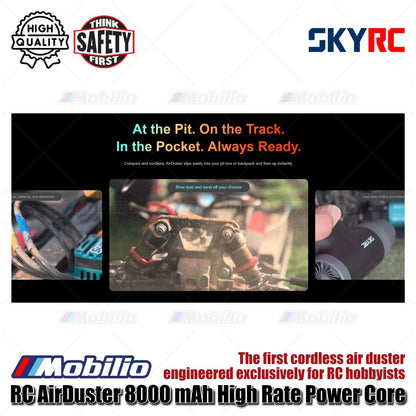 SKYRC #SK-600159 RC AirDuster 8000 mAh High Rate Power Core Powerful Precise and Purpose-built