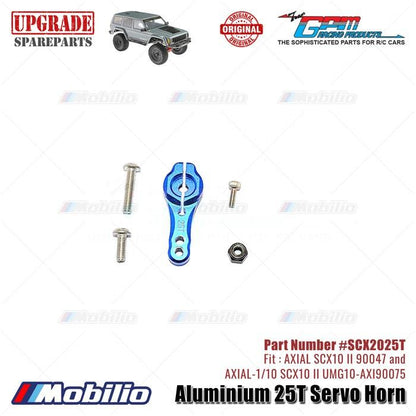 GPM Part #SCX2025T Aluminium 25T Servo Horn RC Upgrade Axial SCX10 II Crawler Adventure  Remote Control