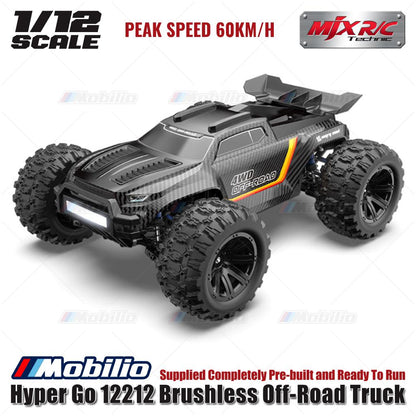 MJX Hyper Go 12212 65KPH Brushless 1:12 Scale Truck Ready To Run RTR