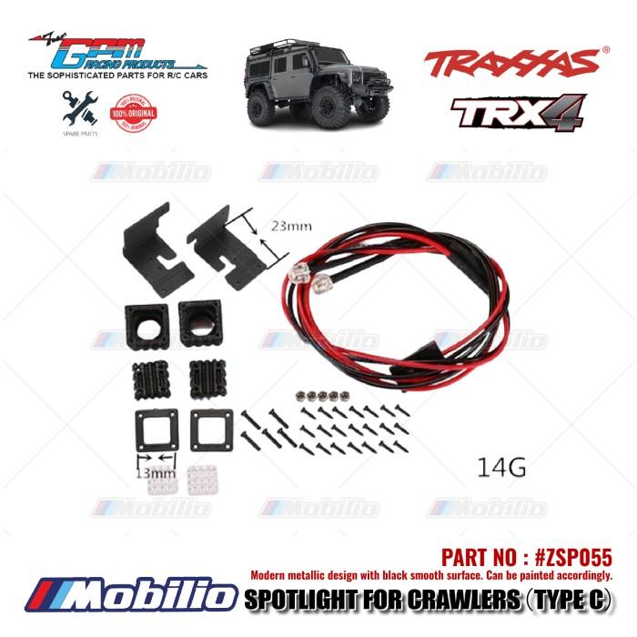 GPM Part #ZSP055 Spotlight Type C Scale Accessories for RC Crawler Adventure Traxxas Axial RGT