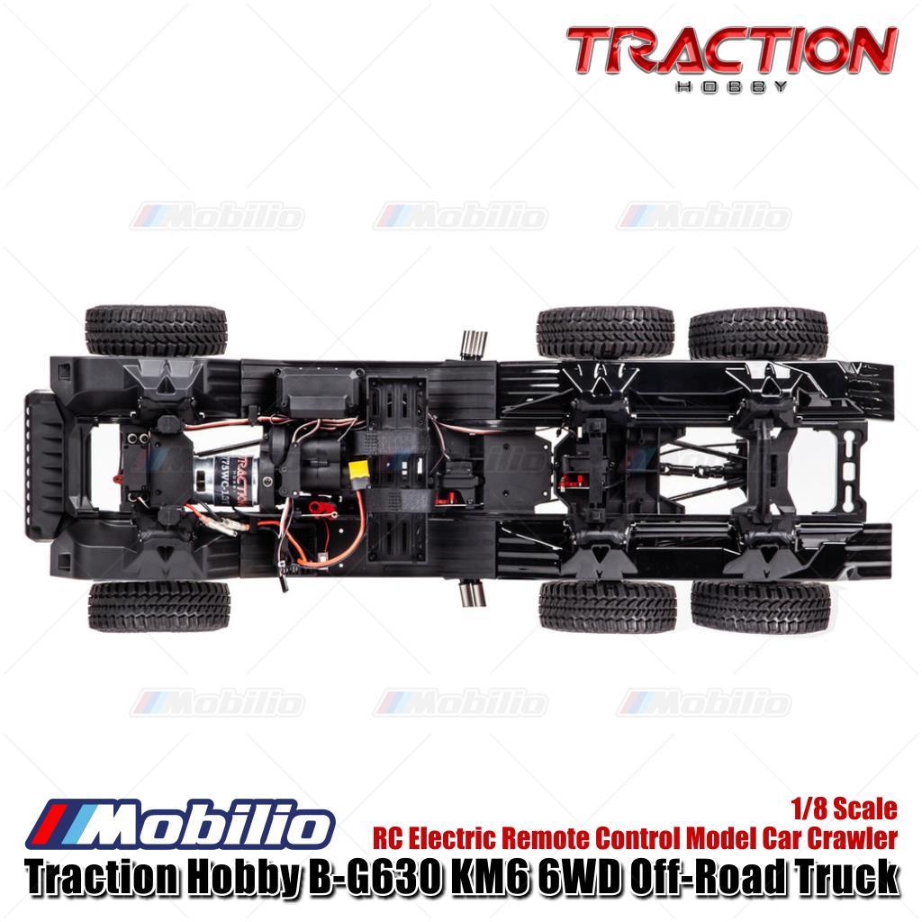 Traction Hobby B-G630 KM6 6WD Off-Road Truck 1/8 Scale RC Electric Remote Control Model Car Crawler
