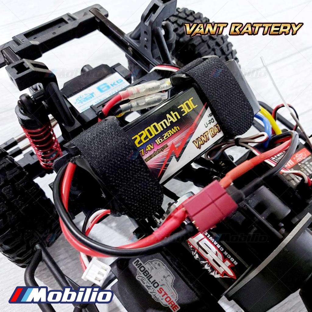 Baterai Vant 7.4V 2S 2200mAh 30C Lithium Polimer LiPo Soft Case