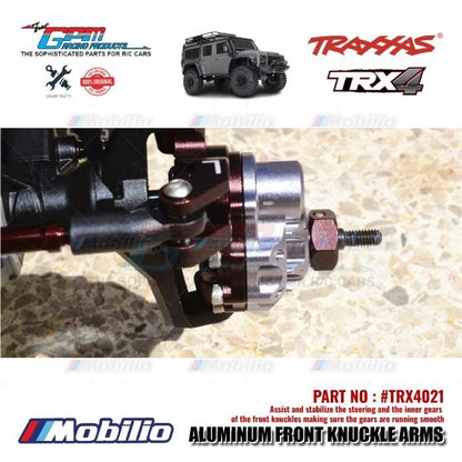 GPM Part TRX4021 Aluminum Front Knuckle Arms Traxxas TRX-4 TRX-6 Trail Crawler