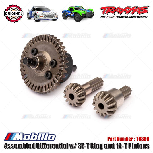 Traxxas Part #10880 Assembled Differential w/ 37-T Ring and 13-T Pinions
