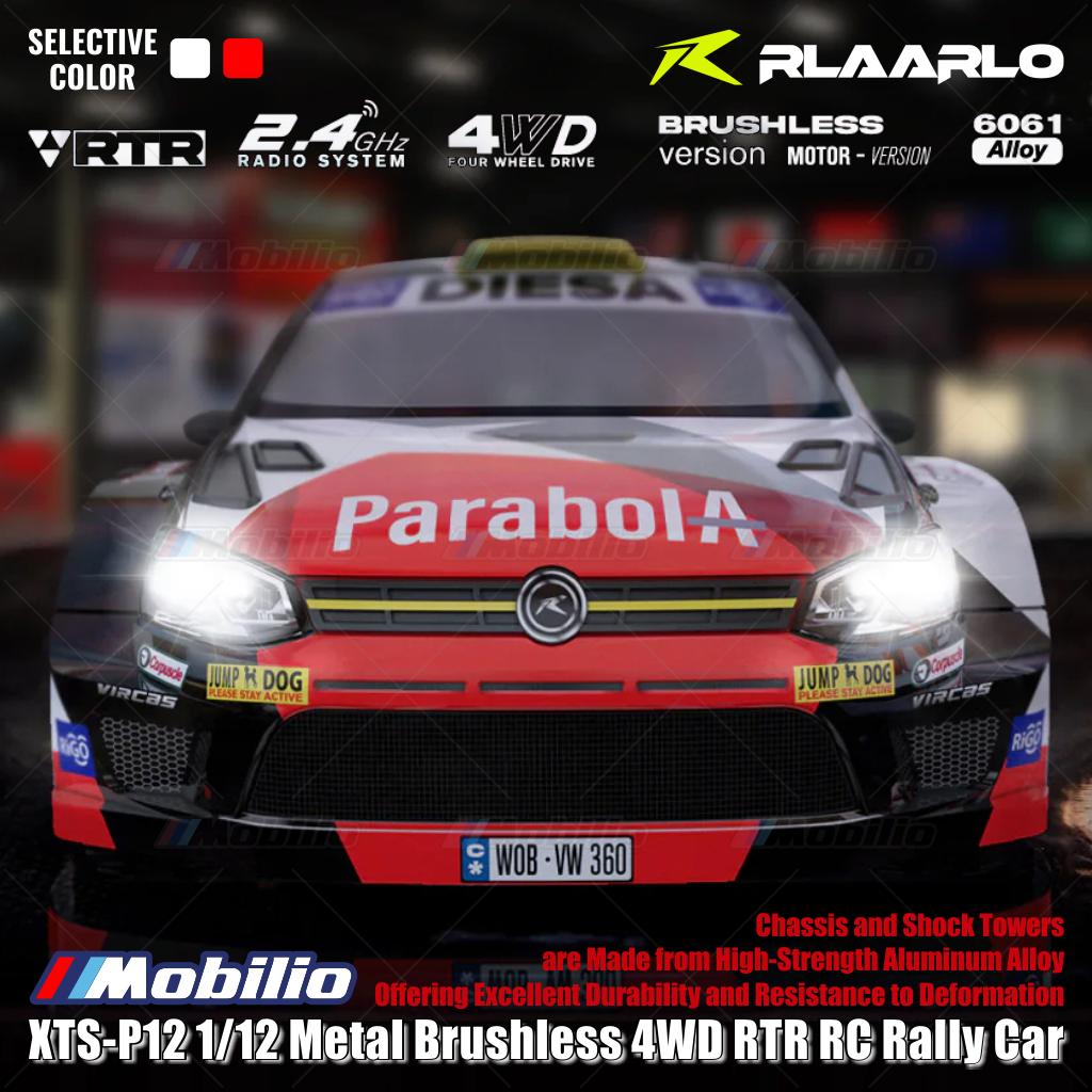 Rlaarlo XTS-P12 1/12 Metal Brushless 4WD RTR 2.4GHz RC Rally Car Remote Control