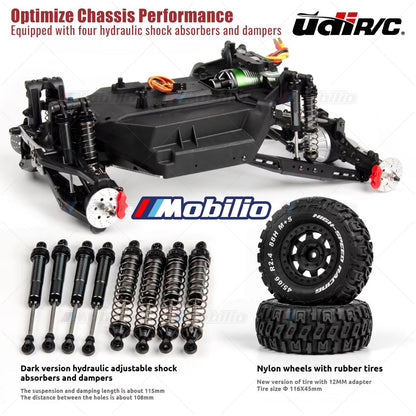 UDIR/C UD1002P Sierra High Speed Racing Brushless 4WD 1/10 RC Off-Road Desert Short Course RTR