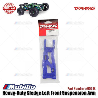 Traxxas Part #9531X Heavy-Duty Sledge Left Front Suspension Arm RC Sledge 1/8 Scale Off-Road