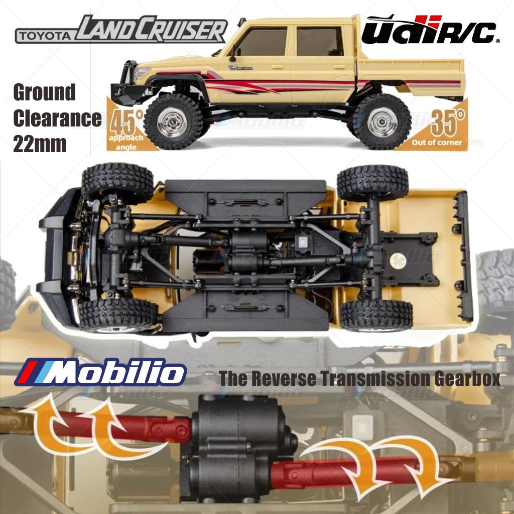 UDIR/C UCX1801 PRO LC79 Rock Crawler RTR 1/18 2.4G 4WD Brushless FOC RC Car