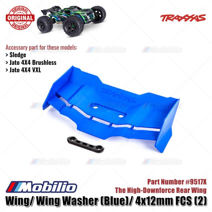 Traxxas Part #9517X Wing The High-Downforce Rear-wing for Sledge Monster Truck Jato Buggy