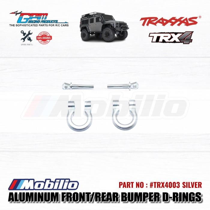 GPM Part #TRX4003 Aluminum Front/Rear Bumper D-rings - 2 Pcs for Traxxas TRX4 Crawler Car
