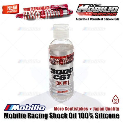 Mobilio Racing Shock Oil RC 100% Silicone More Centistokes CST Japan Quality 25ml 50ml