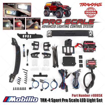 Traxxas Part #8085X TRX-4 Sport Pro Scale LED Light Set Advanced Lighting Control System