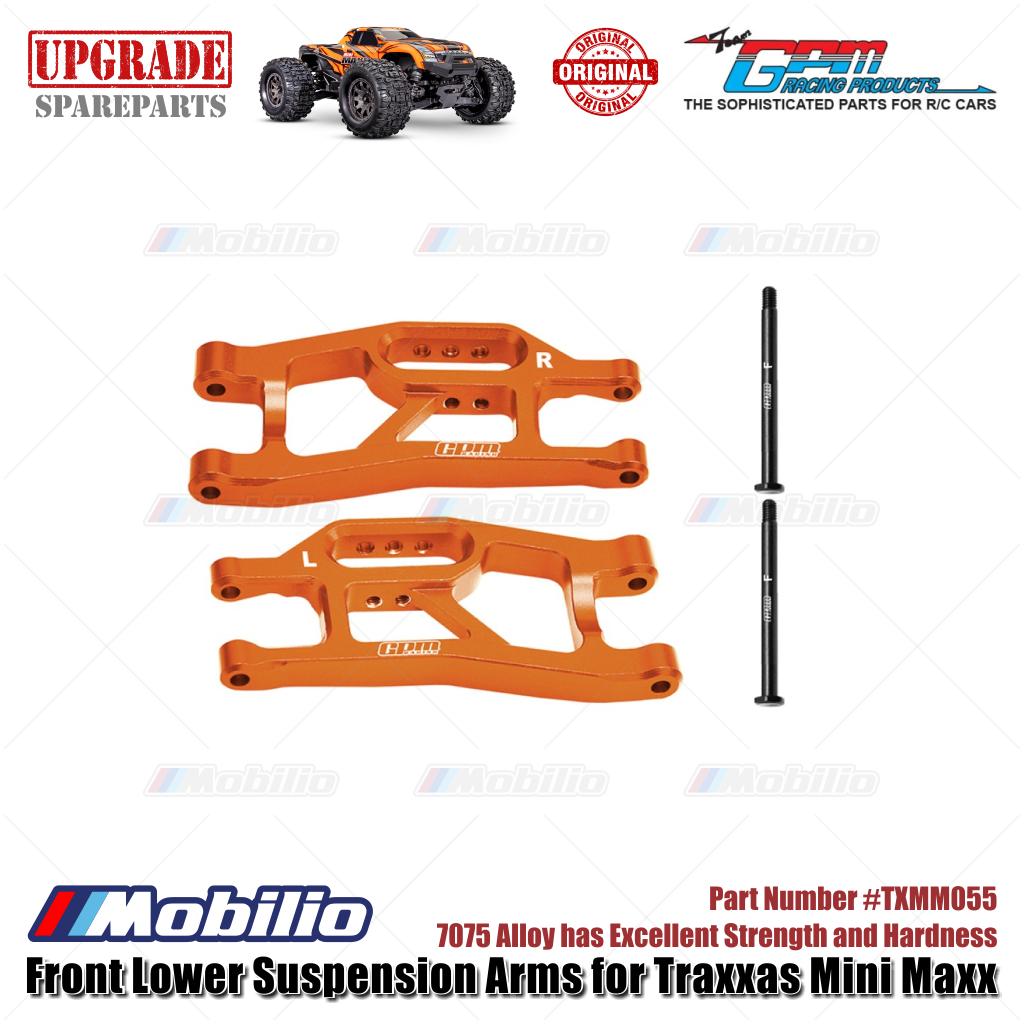 GPM Part #TXMM055 7075 Alloy Front Lower Suspension Arms for RC Traxxas Mini Maxx