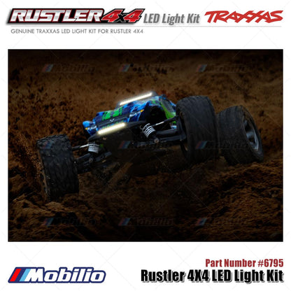 Traxxas Part #6795 LED Light Kit for Rustler 4X4 Efficient High-Intensity Lighting