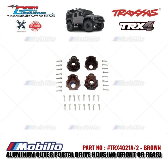 GPM Part #TRX4021A/2 Aluminum Outer Portal Drive Housing Front Or Rear Traxxas TRX-4 Trail Crawler  Remote Control Toy