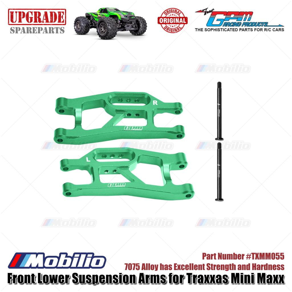 GPM Part #TXMM055 7075 Alloy Front Lower Suspension Arms for RC Traxxas Mini Maxx