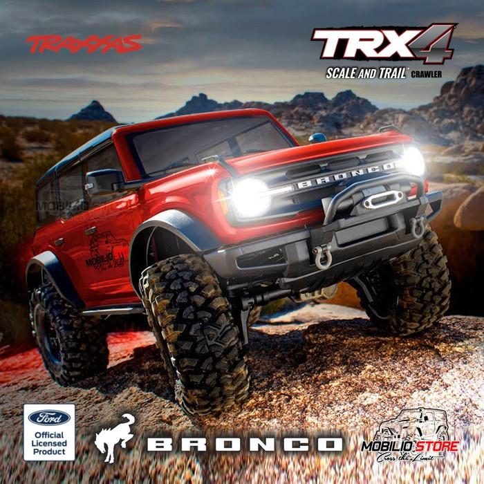 Traxxas 92076-4 TRX4 All New 2021 Bronco 4x4 1/10 RTR Rock Crawler Clipless