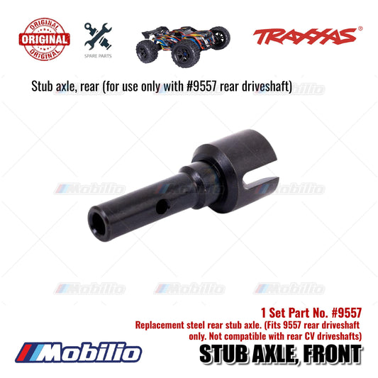 Traxxas Part #9554 Replacement Steel Rear Stub Axle Fits 9557 Rear Driveshaft Only RC Sledge Monster Truck
