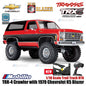 Traxxas 82276-4 TRX-4 1979 Chevrolet K5 Blazer 4X4 Skala 1/10 Truk Trail TRX4 RC Crawler Petualangan Tanpa Klip