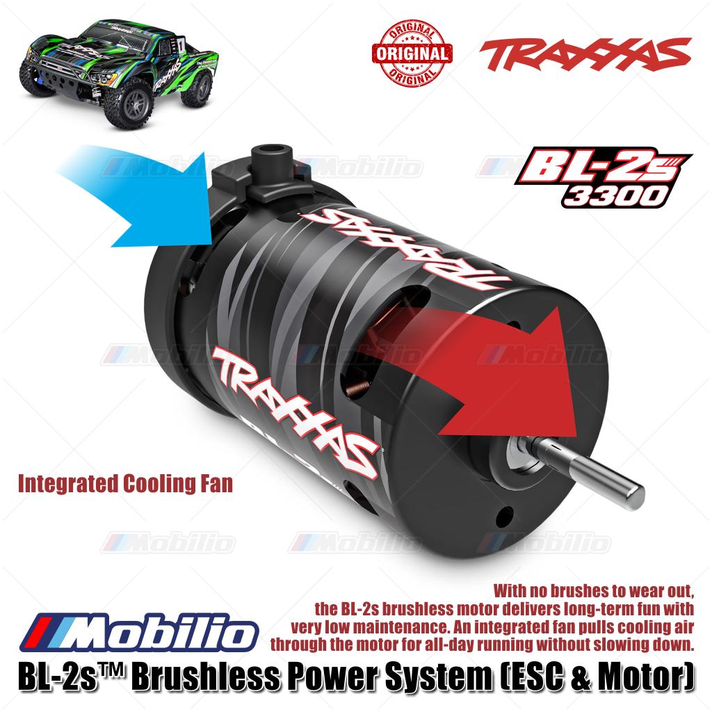 Traxxas Part #3382 BL-2s Brushless Power System Combo ESC & Motor for RC 1/10 Scale Car Monster Truck