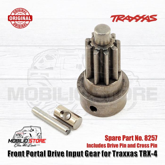 Traxxas Part #8257 Front portal drive input gear with drive pin and cross pin for Traxxas Part TRX-4 TRX-6