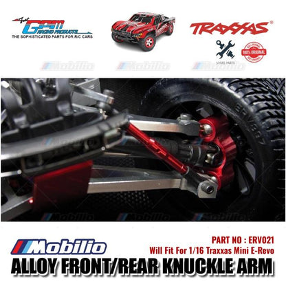 GPM Part #ERV021 Alloy Front/Rear Knuckle Arm for Traxxas 1:16 Mini E-Revo