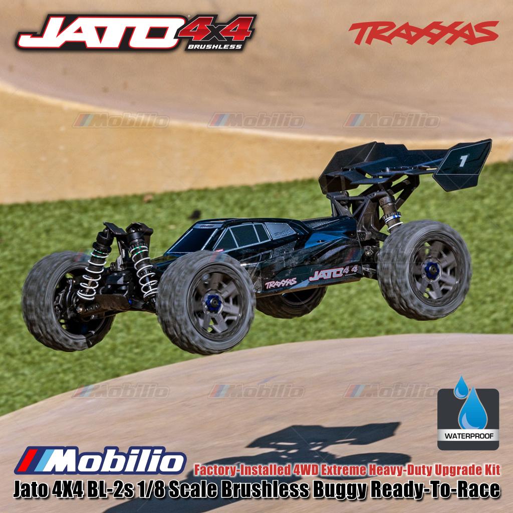 Traxxas 90154-4 Jato 4X4 BL-2s 1/8 Scale Brushless Buggy RTR Kit 4WD Upgrade Extreme Heavy-Duty Control Gear Remote