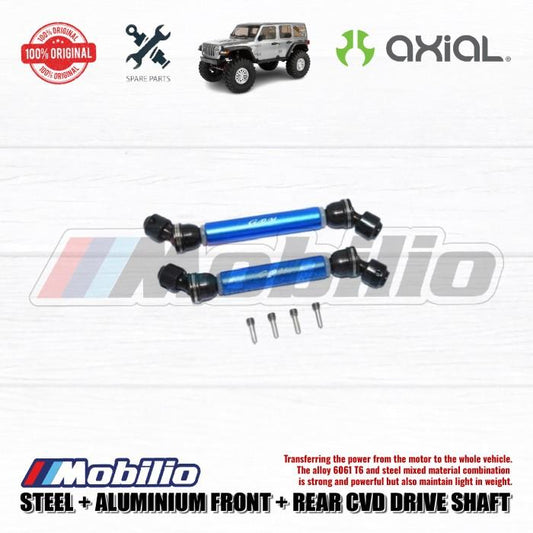 GPM Part #SCX3037SA Steel Metal Front Rear CVD Drive Shaft Kopel Axial SCX10 III Wrangler