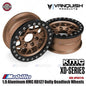 Vanquish Products 1.9 Aluminum KMC XD127 Bully Beadlock Wheels #VPS07716 (Bronze)