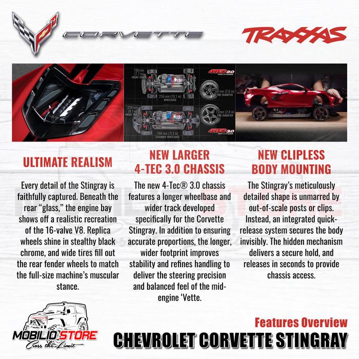 Traxxas 4-Tec 3.0 1/10 Chevrolet Corvette Stingray 2S Touring Car RTR