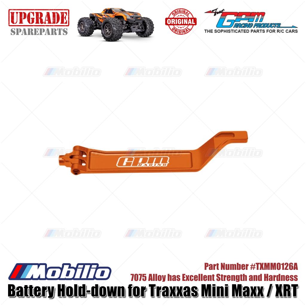 GPM Part #TXMM0126A 7075 Alloy Battery Hold-down for RC Traxxas Mini Maxx / Mini XRT